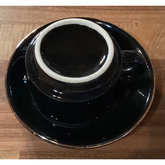 CUBITA Black & Gold Espresso Cup & Saucer - Picture 8 of 9